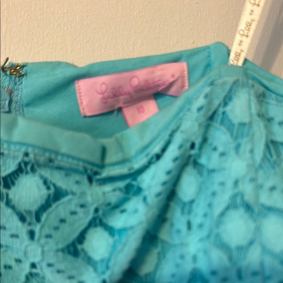 Lilly Pulitzer Blue Strapless Sundress Mini - Picture 2 of 4